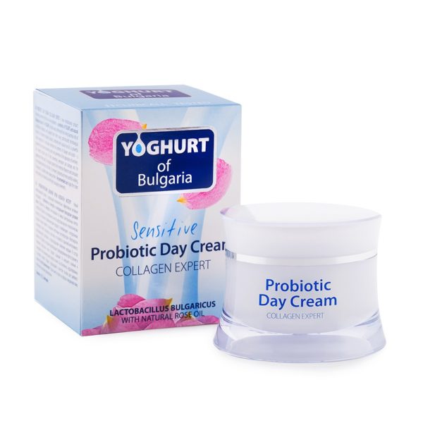 probiotic day cream collagen expert yoghurt of bulgaria lactobacillus bulgaricus with natural rose oil